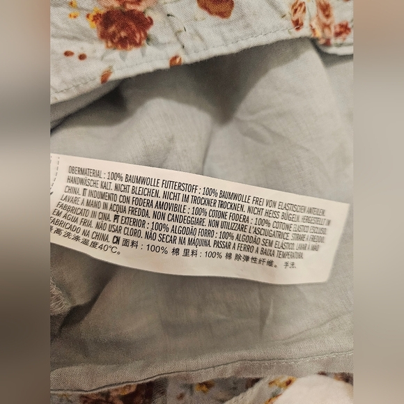 Tuckernuck Hyacinh House Rela Floral Ruffle Babydoll Blouse Size M - Picture 13 of 13